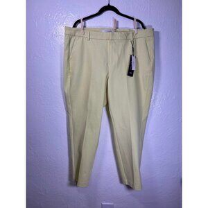 Liverpool‎ Pants NWT 22W Lemongrass Kelsey Straight Trouser Green Holiday Preppy